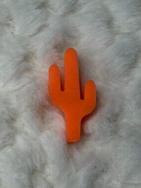 Vintage Lisa Frank Miniature Cactus Eraser- Orange